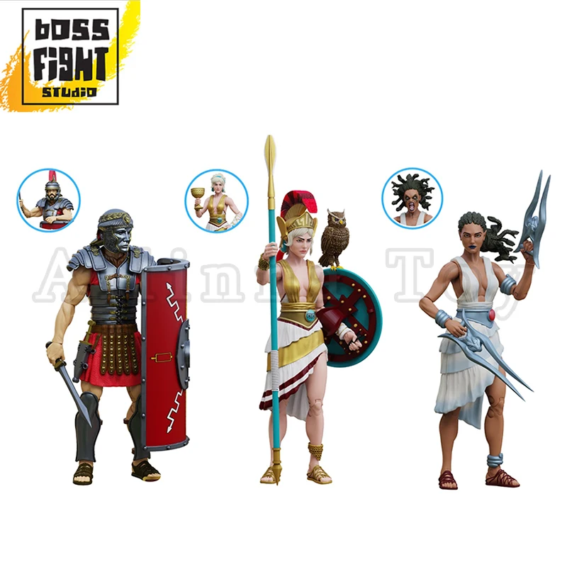 BFS 1/18 3.75inch Action Figure Vitruvian H.A.C.K.S. 10th Anniversary Roman Legionary  Athena Medusa Anime Toy