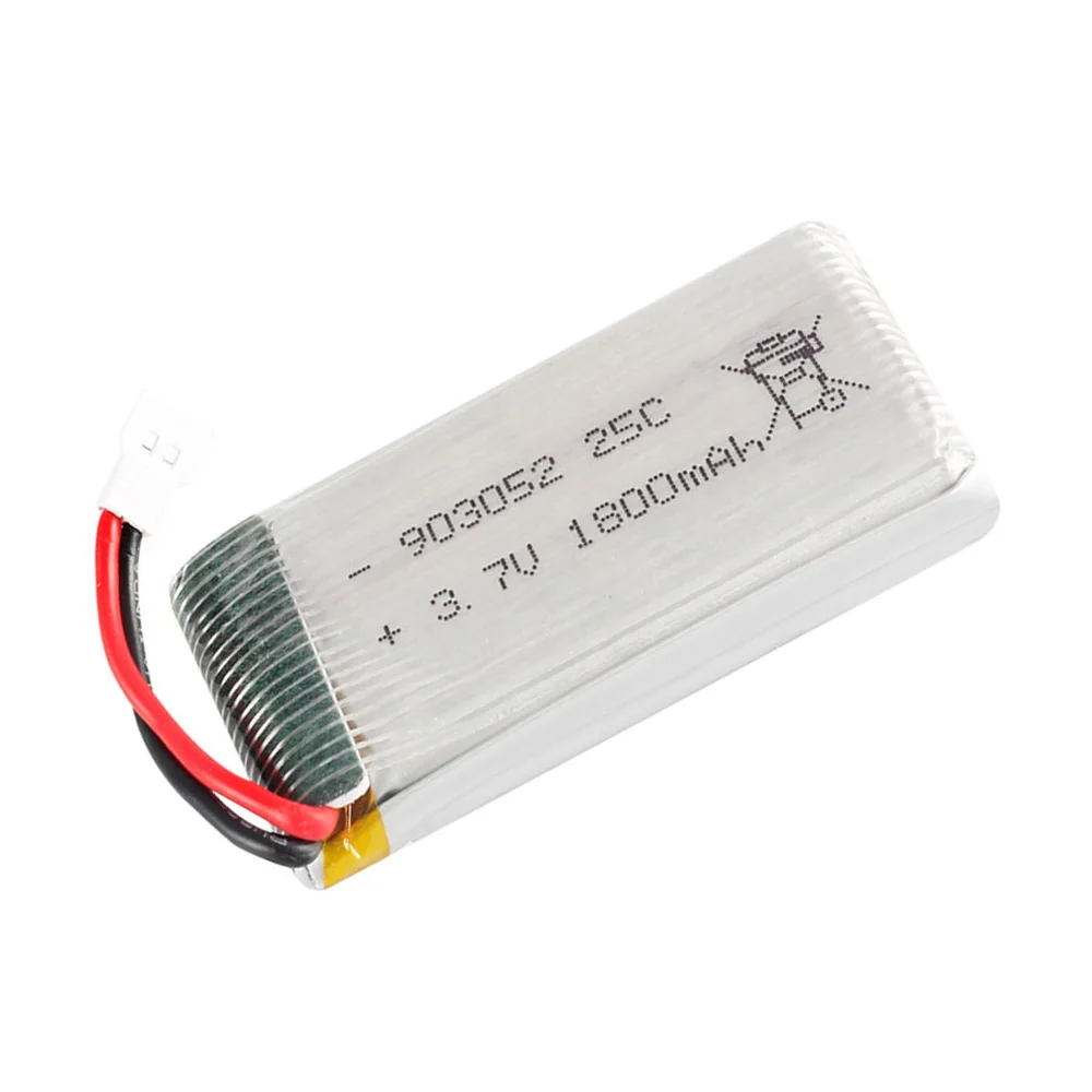 3.7V 1800mAh lipo Battery for KY601S SYMA X5 X5S X5C X5SC X5SH X5SW X5HW X5UW M18 H5P HQ898 H11D H11C 3.7V 1S battery for RC toy