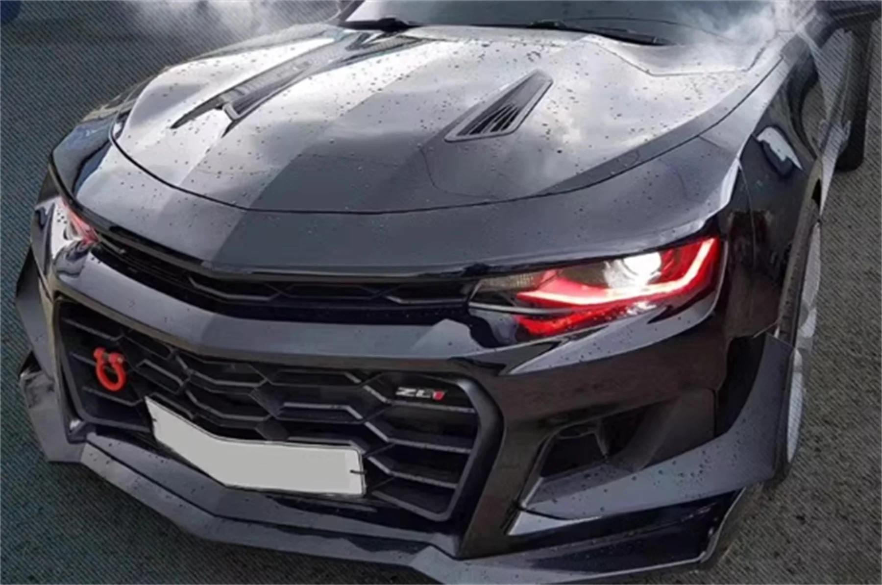 Car Front Rear Bumper surround Body kit for Chevrolet camaro 16-20 modified ZL1 Side skirt rear lip