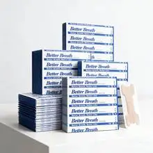 100/200/300 Stück Nasenstreifen zur Atmungsförderung, Schlafhilfe, erleichtertes Atmen, Nasenpflaster, Anti-Schnarch-Hilfsmittel für besseren Schlaf – Detail 1