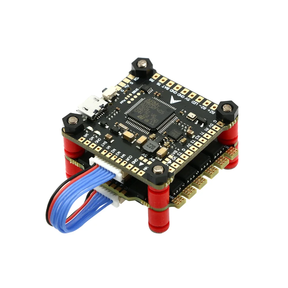 LANNRC F4 V3S PLUS التحكم في الطيران و4 في 1 45A 60A ESC Stack OSD 2-6S 45A BLHeli_S ESC لآلة النقش FPV s