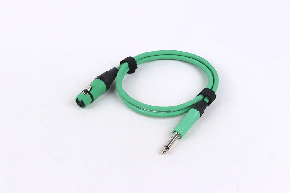 6,35 mm TS-Stecker auf 3-poliger XLR-Stecker/Buchse, Verbindungs-Audio-Verlängerungskabel für MIC Active Speakers, Bühnen-DJ-Studio-Audiokonsole – Detail 17