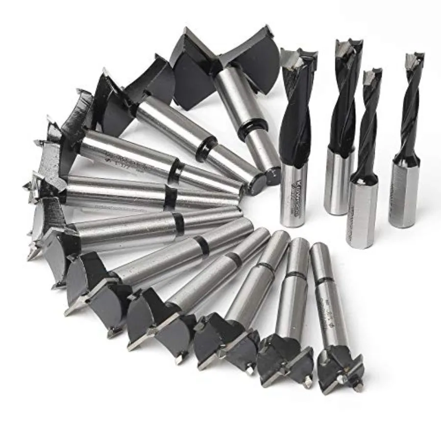 

Forstner Drill Bit for Woodworking w/Carbide Tipped Forstner Bit for Hard Wood Wood Drilling for Hard Wood Plastic Plywood