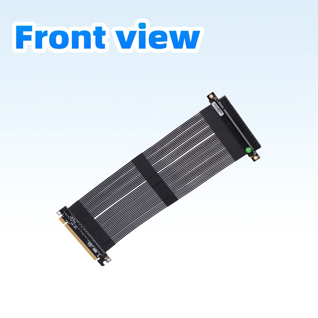 ADT-Link PCIe 5.0 X16 Graphics Card GPU Extension Riser Cable GEN5 512Gbps 90 180 Degree High Speed for NVIDIA RTX50 AMD RX90