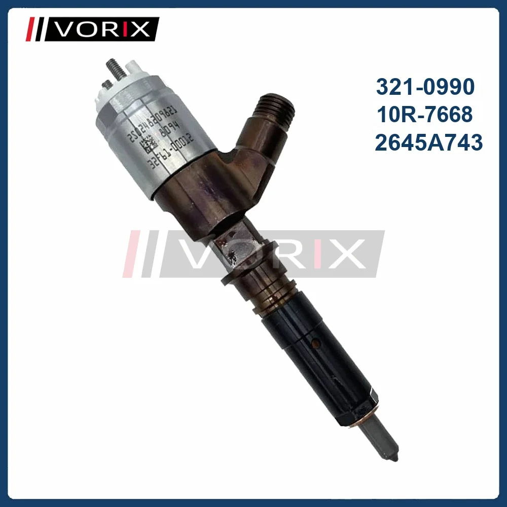 

321-0990 10R-7668 2645A743 Common Rail Fuel Injector For CaterpillarCAT C6.6