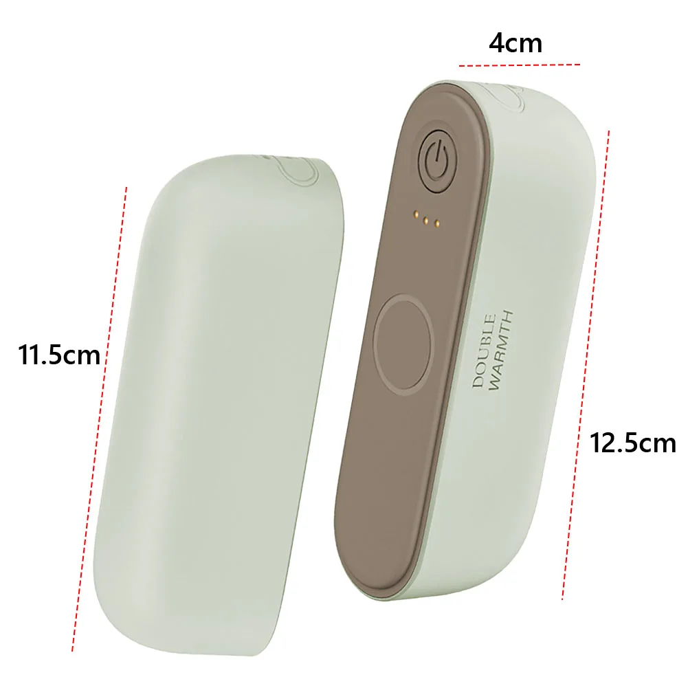 2 in 1 Magnetic Hand Warmer Split Pocket Heater USB-C Rechargeable Portable Hand Heater 3 Temp Setting Fast Heating for Winter view 5