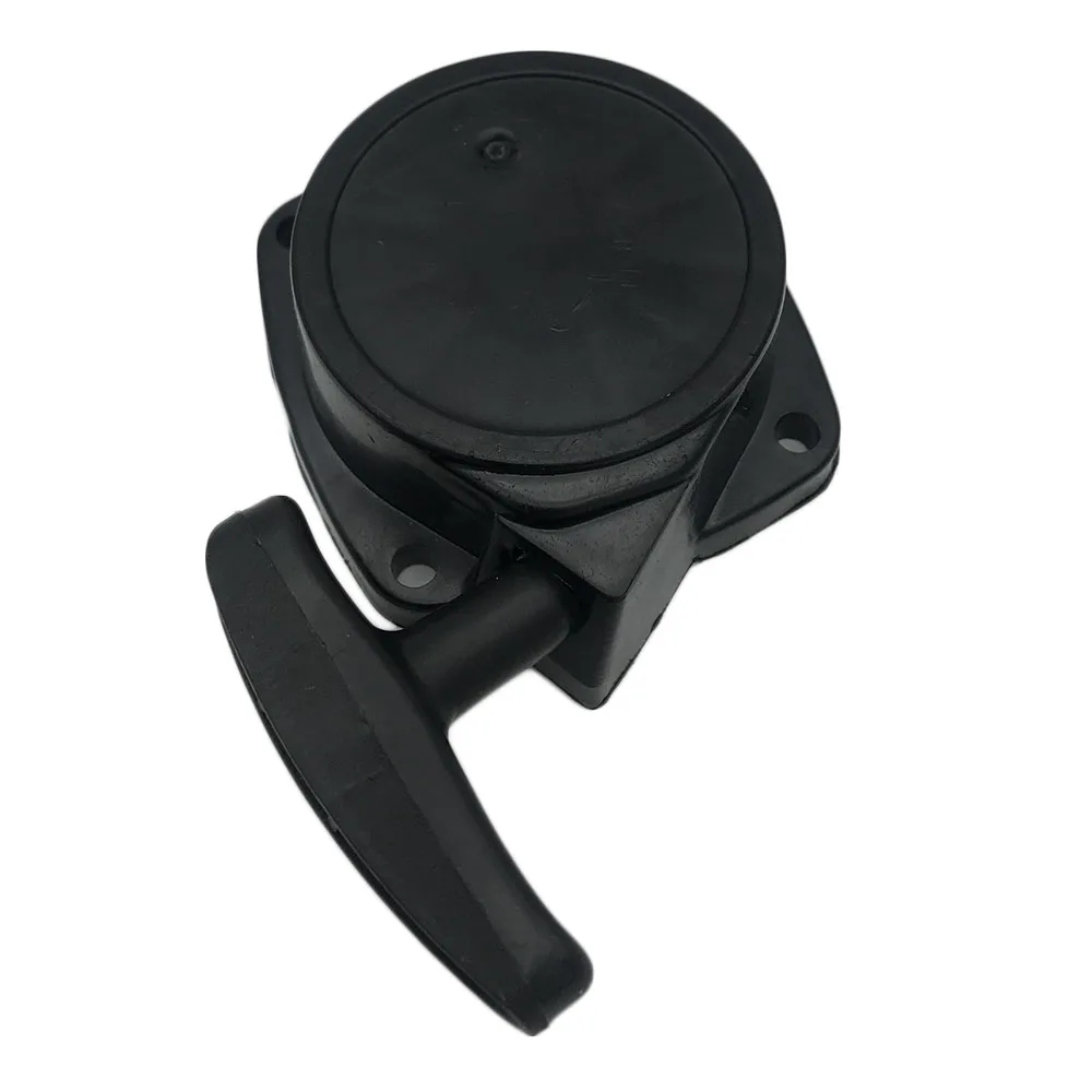 Recoil Pull Starter for Garden Hedge Trimmers with Plastic Material and 50mm Between Fixing Holes Easy Replacement