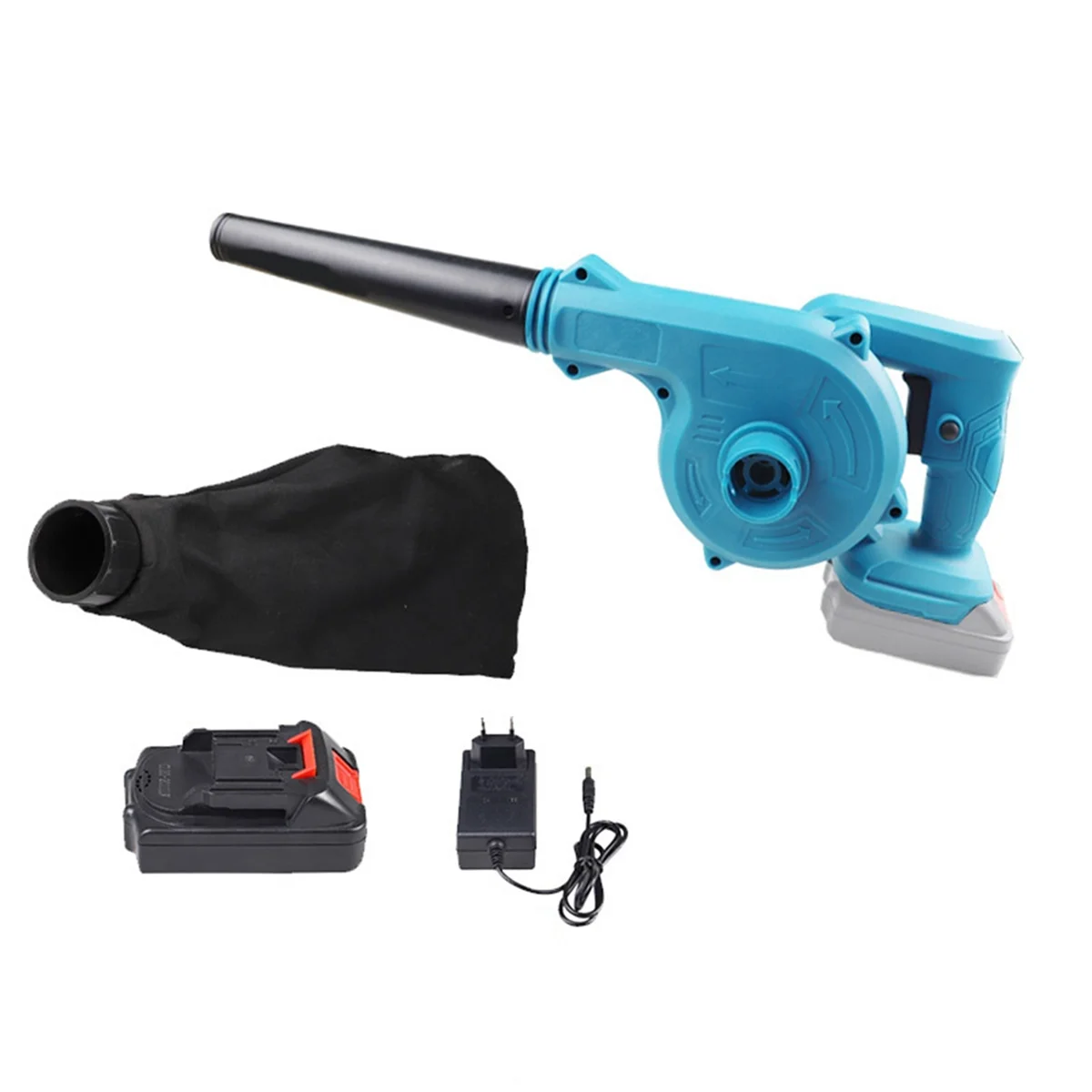 

AA98 Cordless Portable Electric Air Blower Rechargeable Lithium Battery for Dust Removal Snow Blower Leaf Blower US Plug