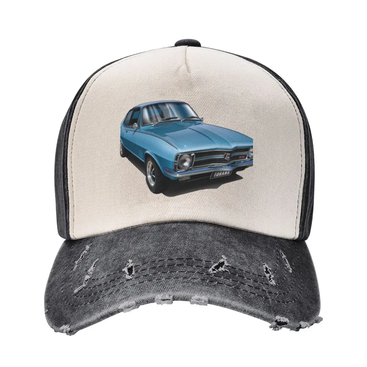 Illustrated Holden LC GTR Torana - Blue Baseball Cap Golf Hat Man cute Snap Back Hat foam party Hat Women Hats Men's