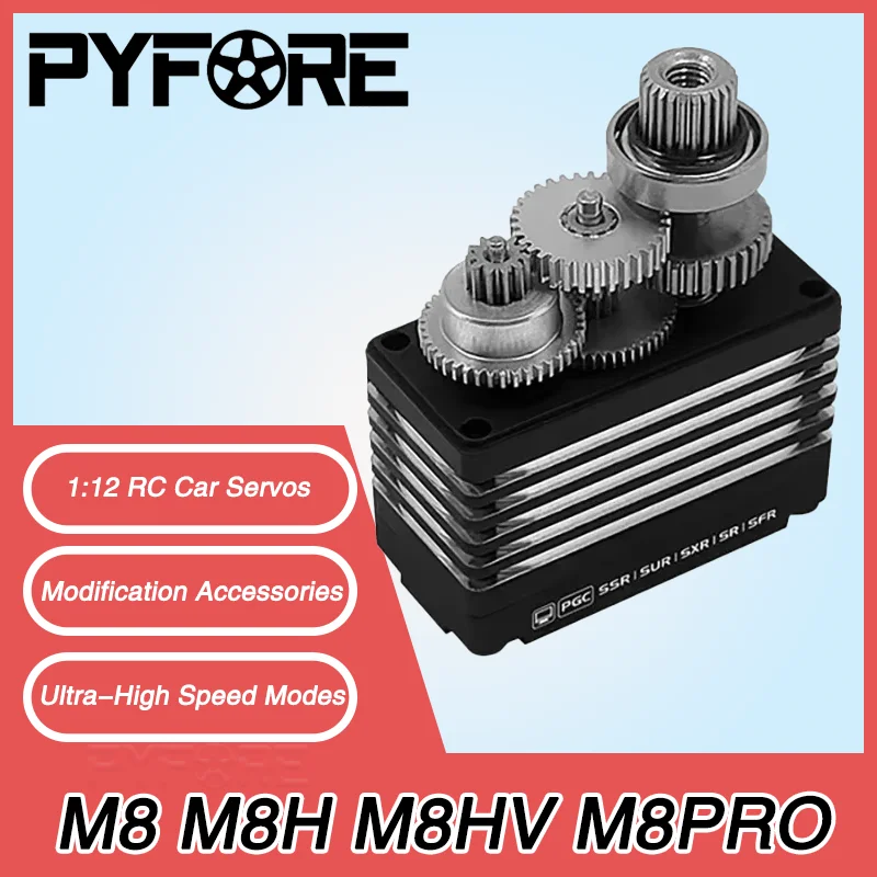 

Power HD M8 M8H M8HV M8PRO For 1:12 RC Car SSR/SUR/SXR/SR/SFR Multiple Ultra-High Speed Modes Pancar Professional Edition Servos