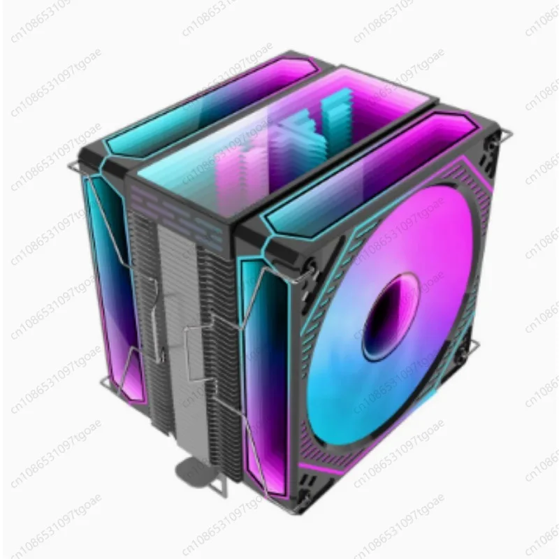 Dual Tower CPU Air Cooler ARGB RGB Fan 6 Heat Pipe CPU Radiator For AMD Desktop Processor