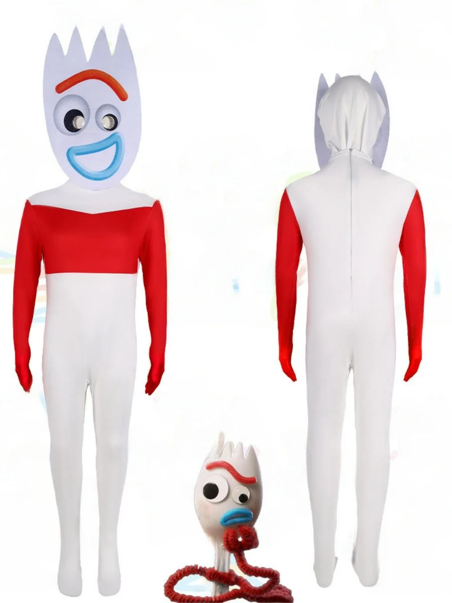 

Комбинезон Toy S Forky на Хэллоуин, обтягивающий костюм, сценический костюм, женская этническая одежда, весна 2024, материал из полиэстера
