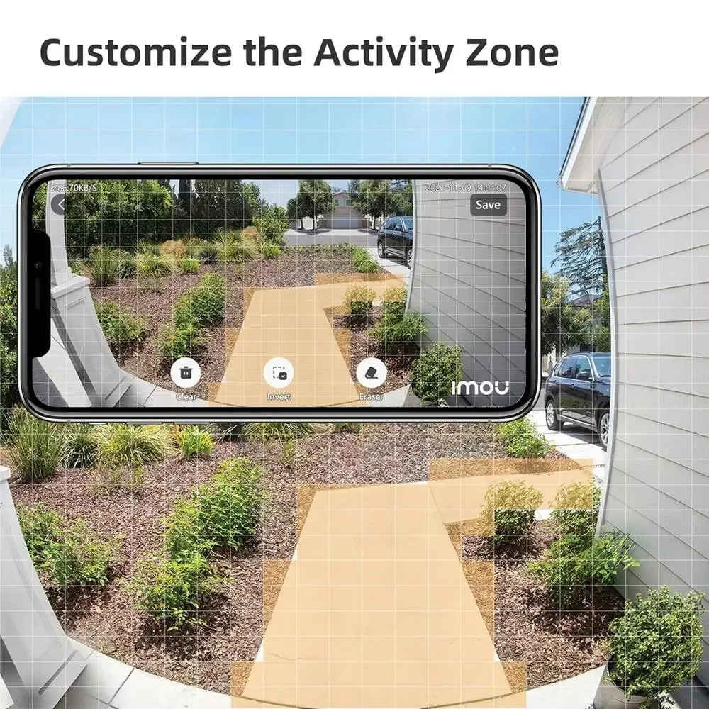 Imou 5MP QHD Videocitofono DB61i Smart Home 5G WiFi Campanello Rilevamento umano Funziona con Alexa Google Assistant Scheda SD 2024 Nuovo