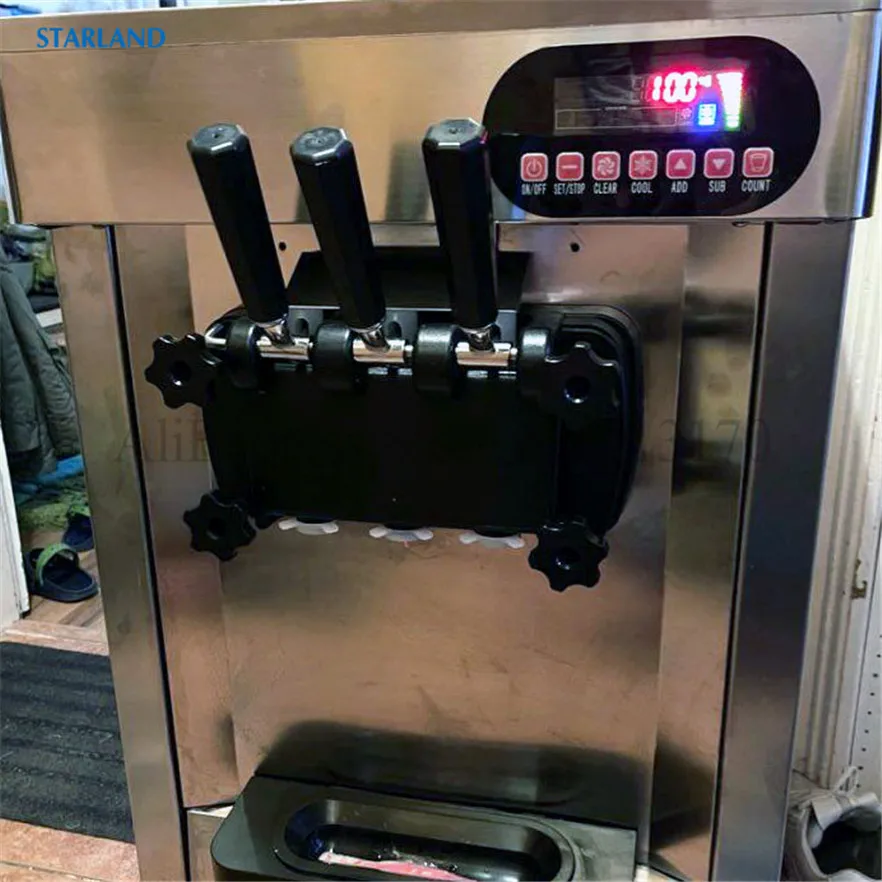 3 في 1 عتلات يدوية مقابض سوداء ملحقات قطع غيار سفلية سداسية لاستبدال آلات الآيس كريم الناعمة MQL/MK