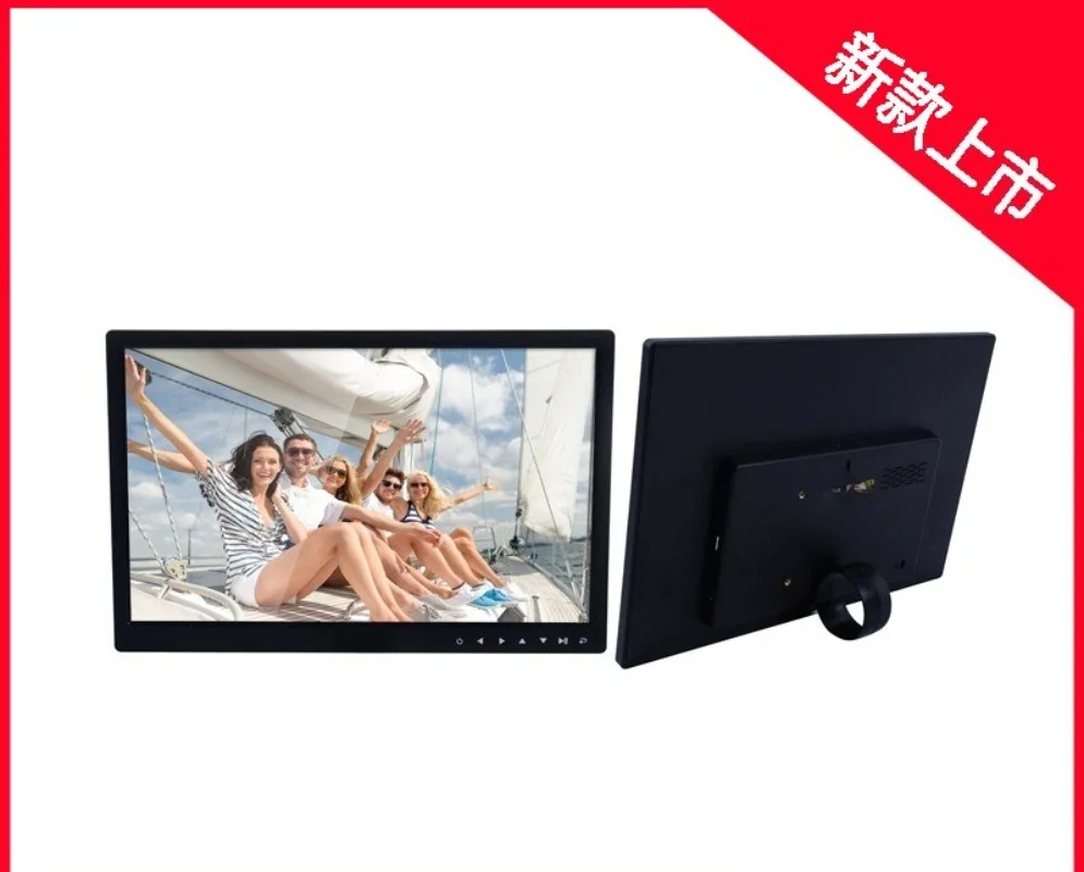 17 inch digital photo frame advertising machine high definition electronic album Mobile  front touch button