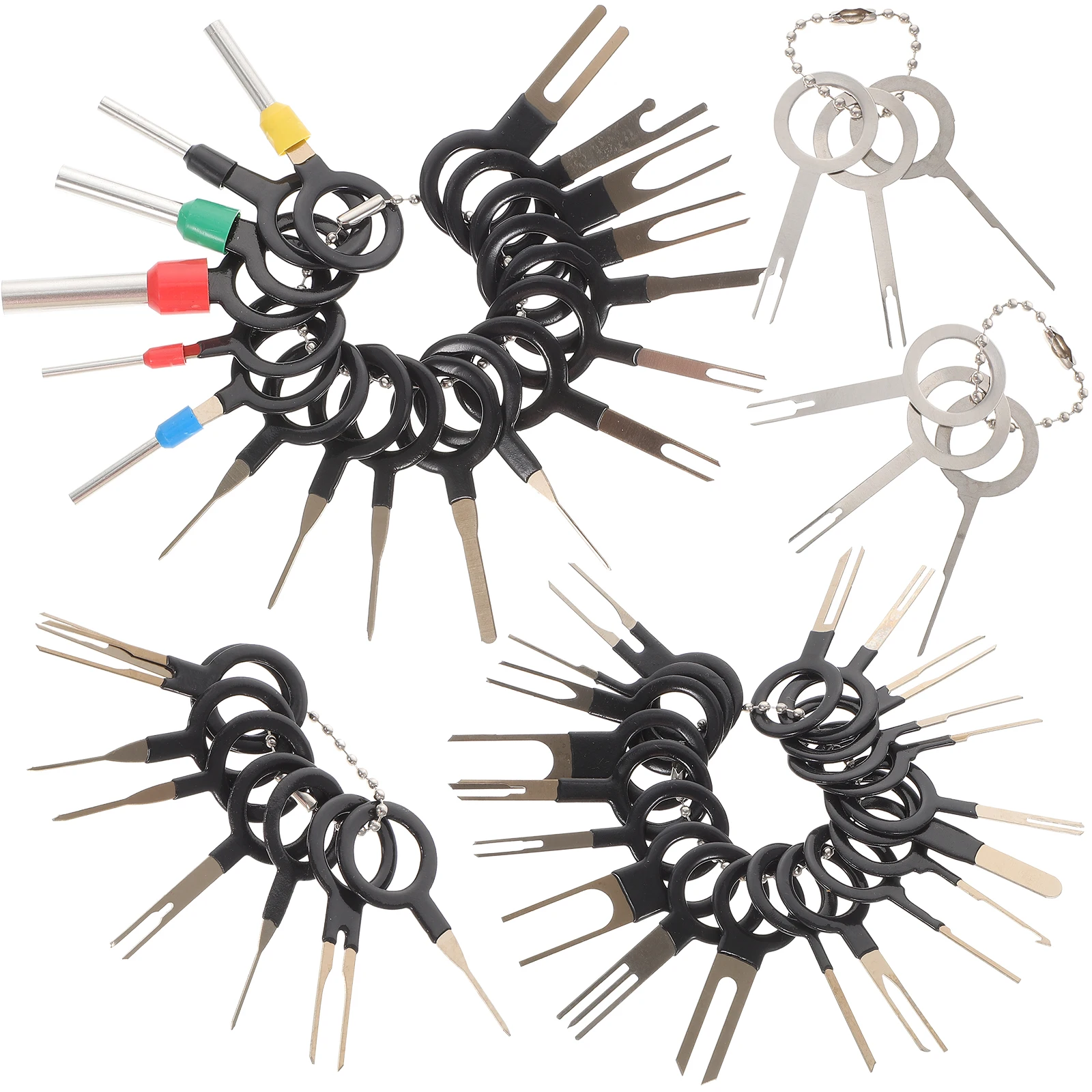 

73pcs Pin Removal Tool Kit Stainless Steel Plastic Durable Terminal Injector Wiring Harness Push Pull Electrical For Car