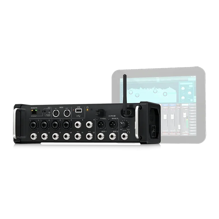 New Design XR12 Usb Connectivity Stereo Recording Small Live Sound Digital Audio Console Mixer