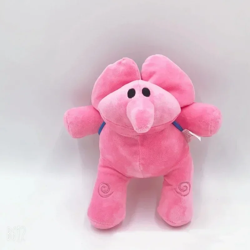 25cm pocoyoes boneca de pelúcia pequeno p youyou peluche barto pato filhote de cachorro lula ellie elefante brinquedos de pelúcia