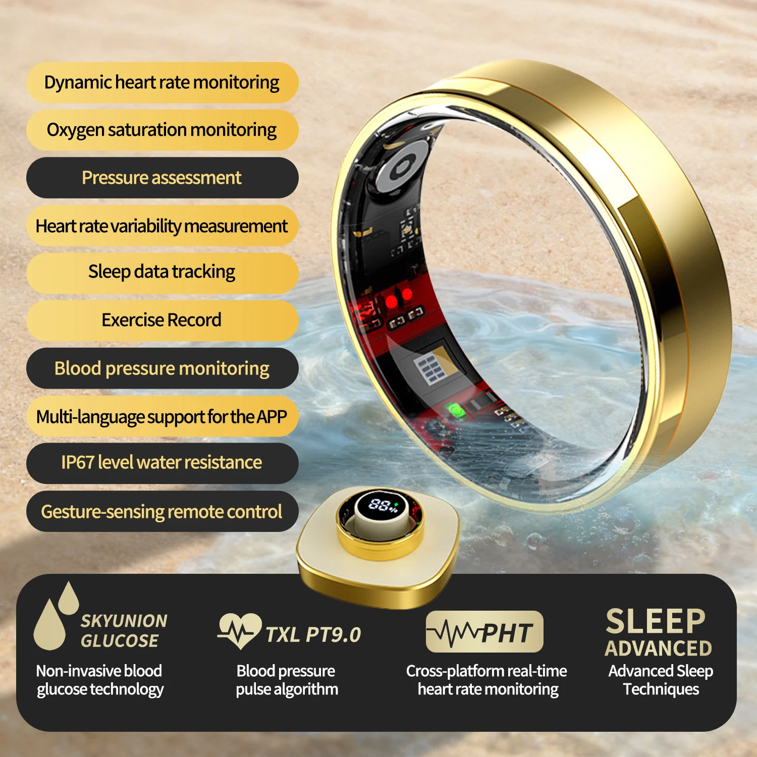 bague-connectee-2026-en-alliage-de-titane-3g-etanche-avec-suivi-de-la-sante-moniteur-d'oxygene-sanguin-de-frequence-cardiaque-de-sommeil-et-de-vrc-pour-hommes-et-femmes