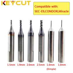 Key Machine Cutte 1.5mm 1.9mm  2.0mm 2.5mm Cutter 1.0mm Decoder Fit Miracle A9 Alpha Pro Alpha  Beta SEC-E9 Machine 9Aftermarket