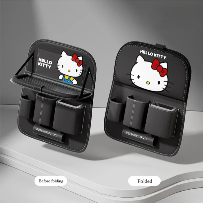 

Sanrio Kuromi Hello Kitty складная сумка для хранения спинки автомобиля подвесная стойка для хранения автомобиля маленькая скатерть авто организация