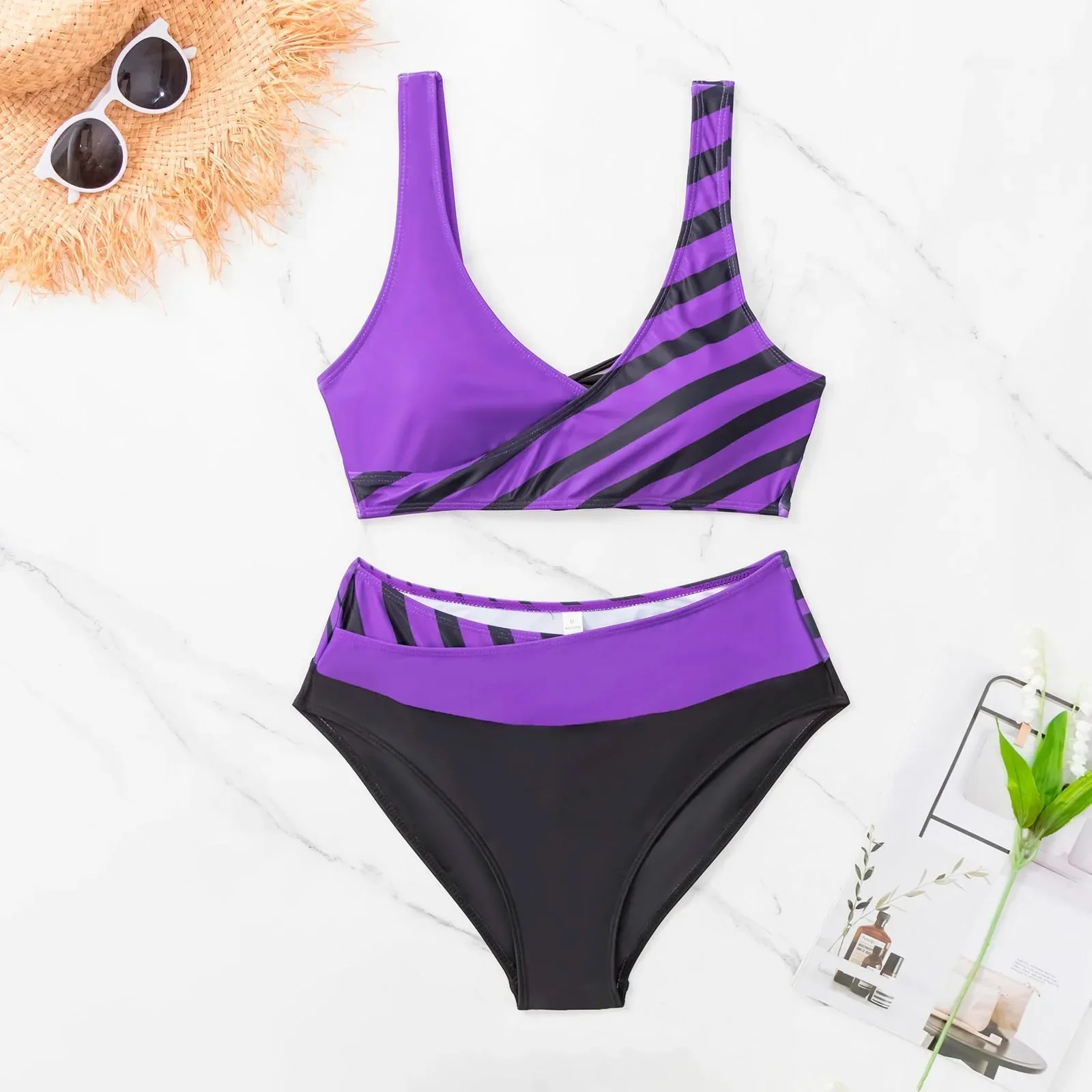 Passende Badeanzüge für Männer und Frauen, Damenhose, Bikini-Anzug, bedruckt, Badeanzug, Bikini-Set, Badeanzüge für Jungen 16–18