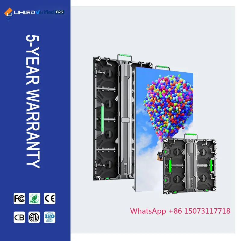 

UHLED Indoor Outdoor Led Display Screen P2.976mm Led Video Wall Panel Stage Background Rental Led Display for Wedding