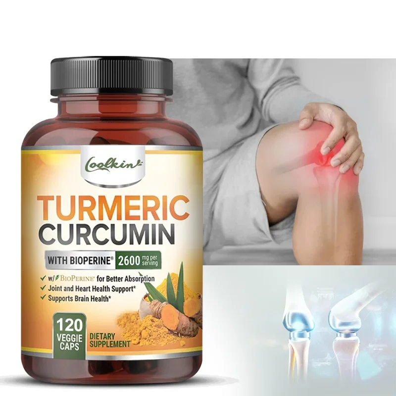 120pcs Curcumin with Black Pepper for Optimal Absorption To Support Joint and Heart Health