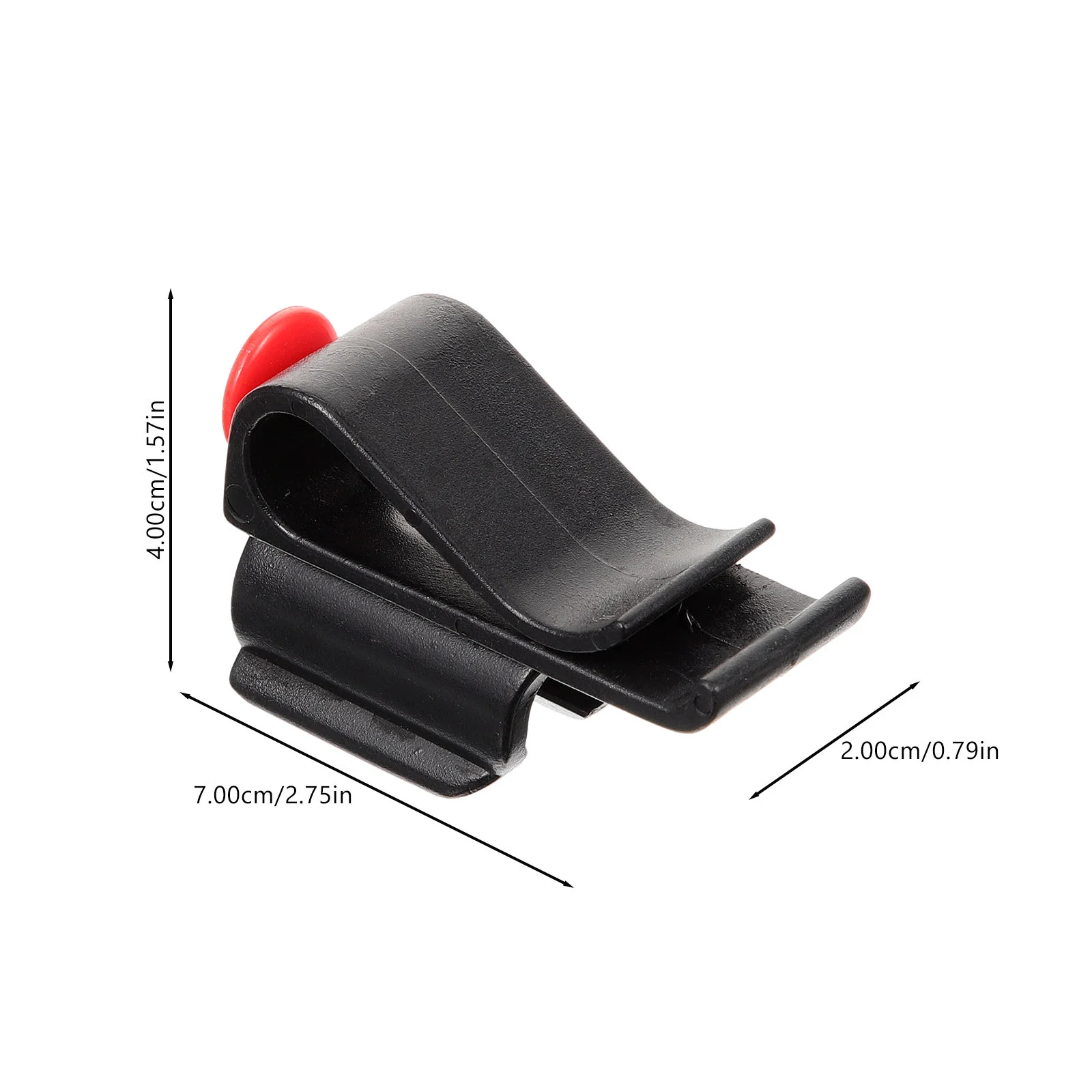 Clip de Putter de Golf (negro), soporte para Golf, abrazadera para Club, soporte para estante, accesorios para bolsa