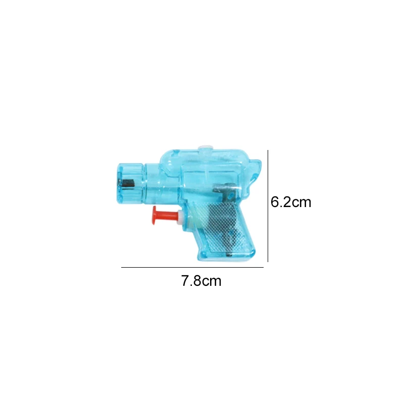 2/5/10pcs Mini Water Guns Plastic Transparent Squirt Water Guns Children Toy for Summer Outdoors Swimming Pool Outdoor Beach TMZ