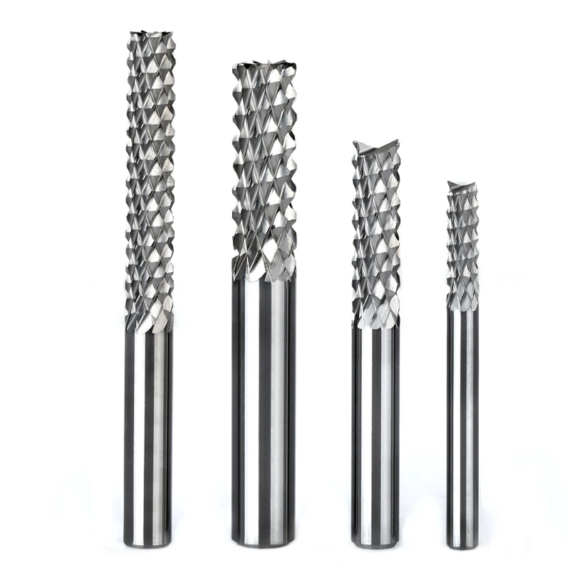 Corn Milling Cutter Solid Carbide End Mills CNC Machining Wood PCB Carbon Fiber Acrylic Drills Cutting Mills 3.175mm-12mm