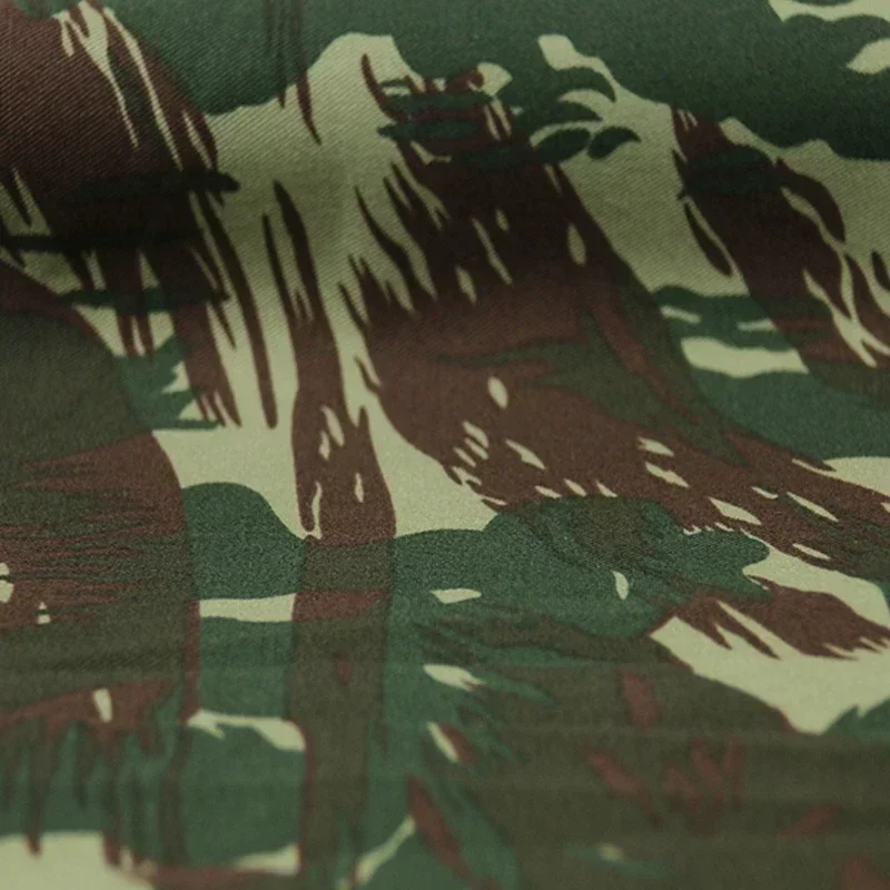 Greece Camouflage Fabric 1.5M Width Twill Camo Cloth Wear Resistant Training Suits Jacket Bag Boots Material