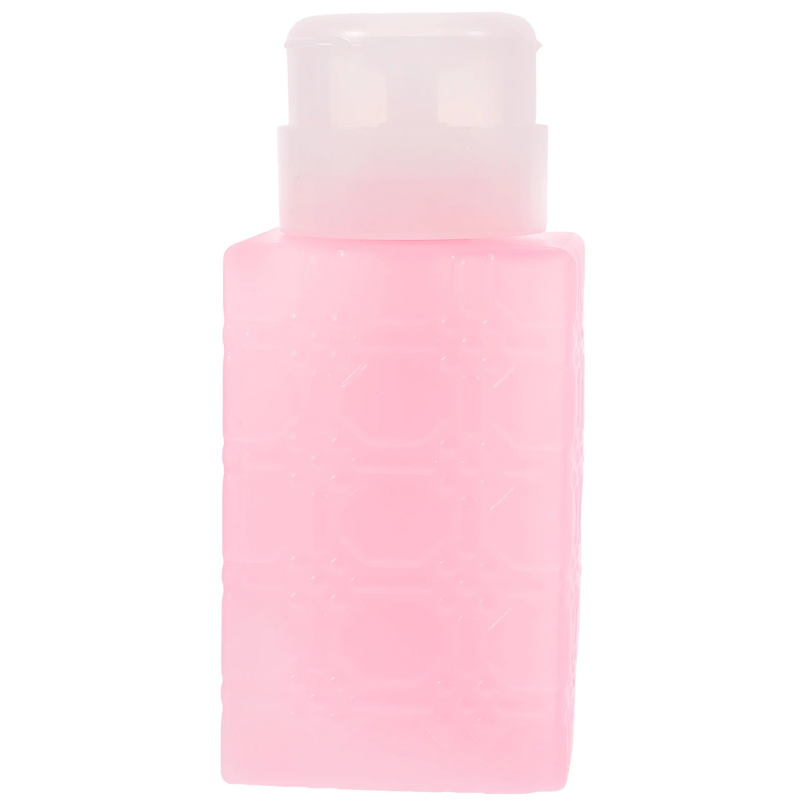 

Press Down Pump Bottle Large Capacity Reusable Leak-Proof Portable Makeup Remover Container For Nail Art Travel Use Pump
