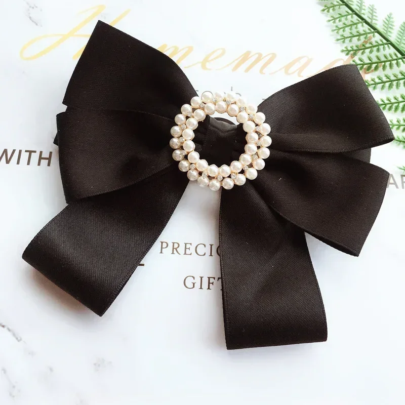 i-Remiel Fashion New School Style Girl Ribbon Brooch Bow Tie Fabric Bee Student Uniform Clothing Stewardess Bank Tie Accessories