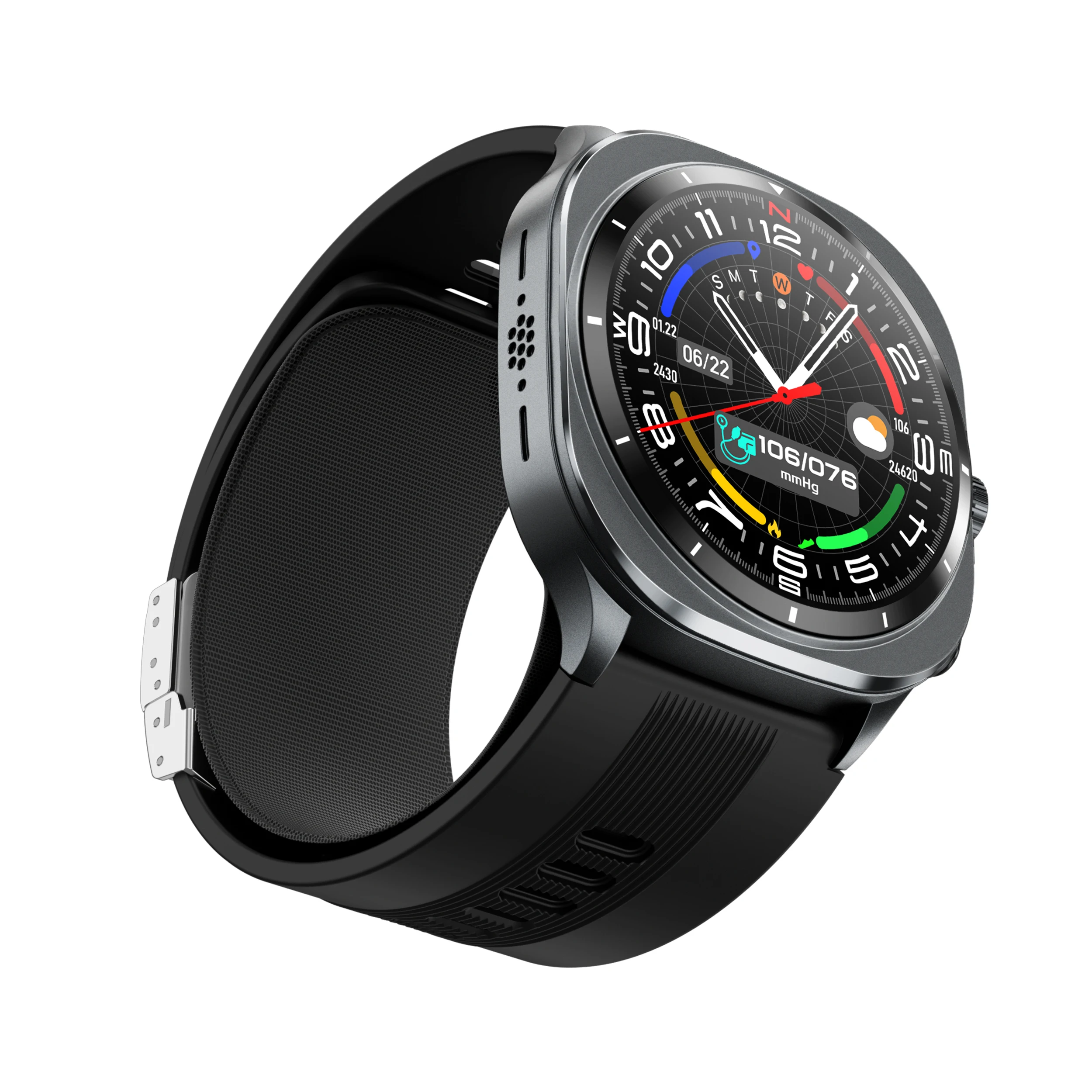 2025 Nieuwe Smartwatch Gezondheid track Luchtpomp Airbag Echte Bloeddruk Smart Horloge Mannen Vrouwen Bloed zuurstof BT Antwoord Oproep - afbeelding 2