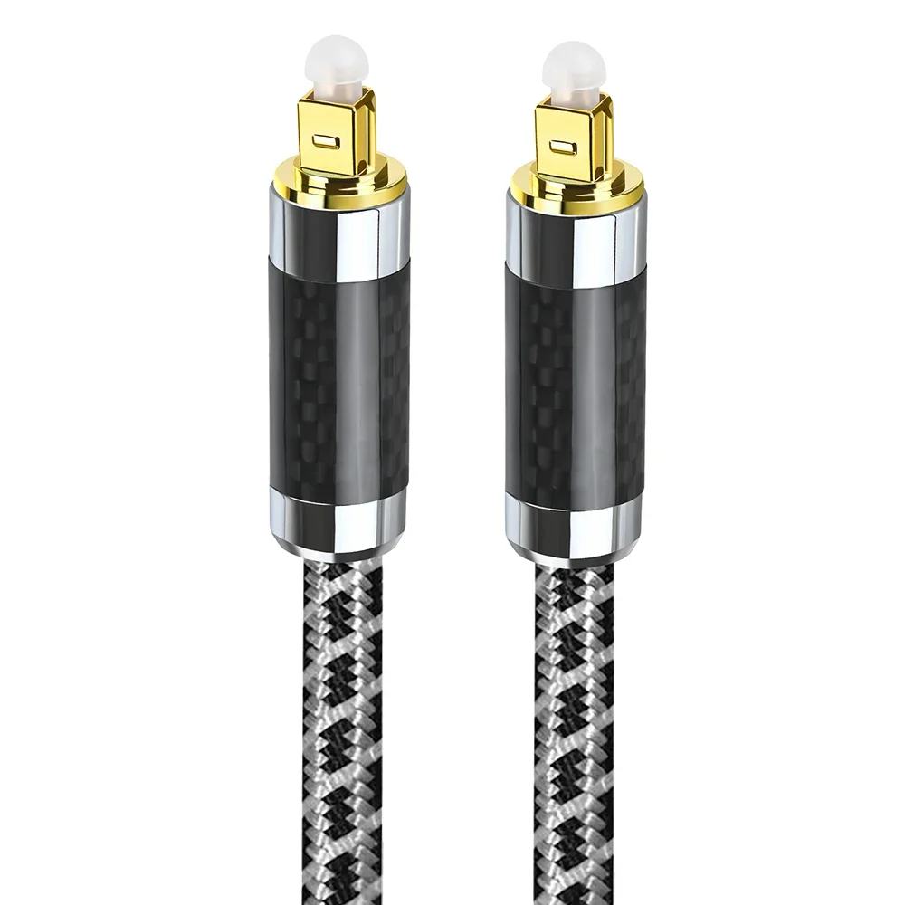 Coaxial SPDIF Cable Dolby 7.1 Soundbar Digital Optical Audio Cable Toslink Fiber Cable for Amplifiers Player Xbox 360 1 to 10m