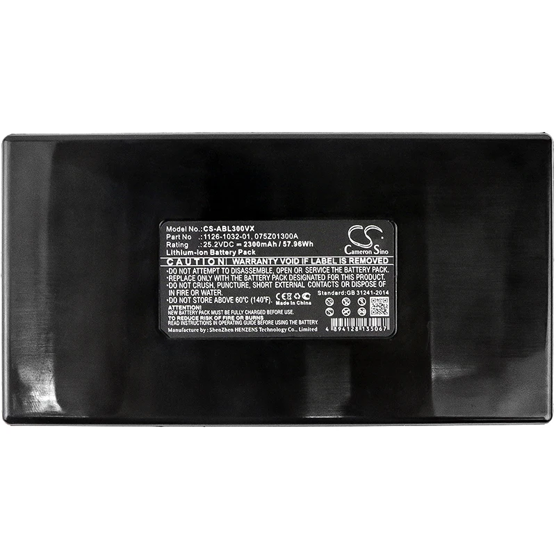 CS Replacement Battery for Agro,Wiper,Tech Line,Stiga,Zucchetti,Ambrogio,Efco,Alpina R800Li PN: 2300mAh / 57.96Wh
