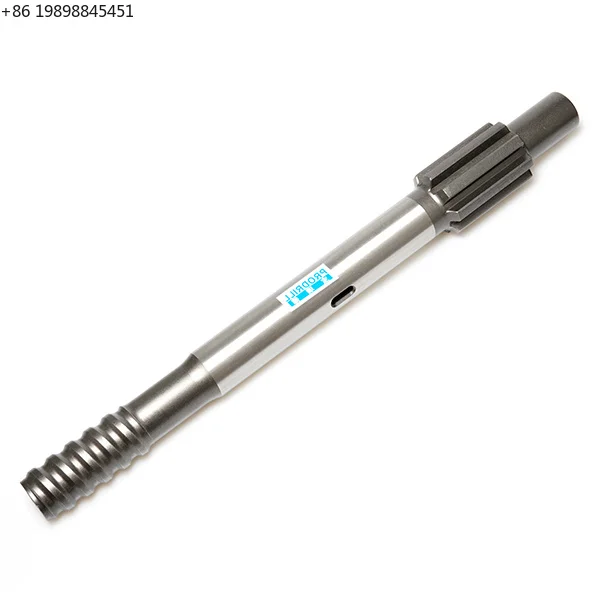 Drill Shank Adapter Spare Component Compatible for Top‑Hammer Drilling Industrial Mining Site Equipment Installation Maintenance