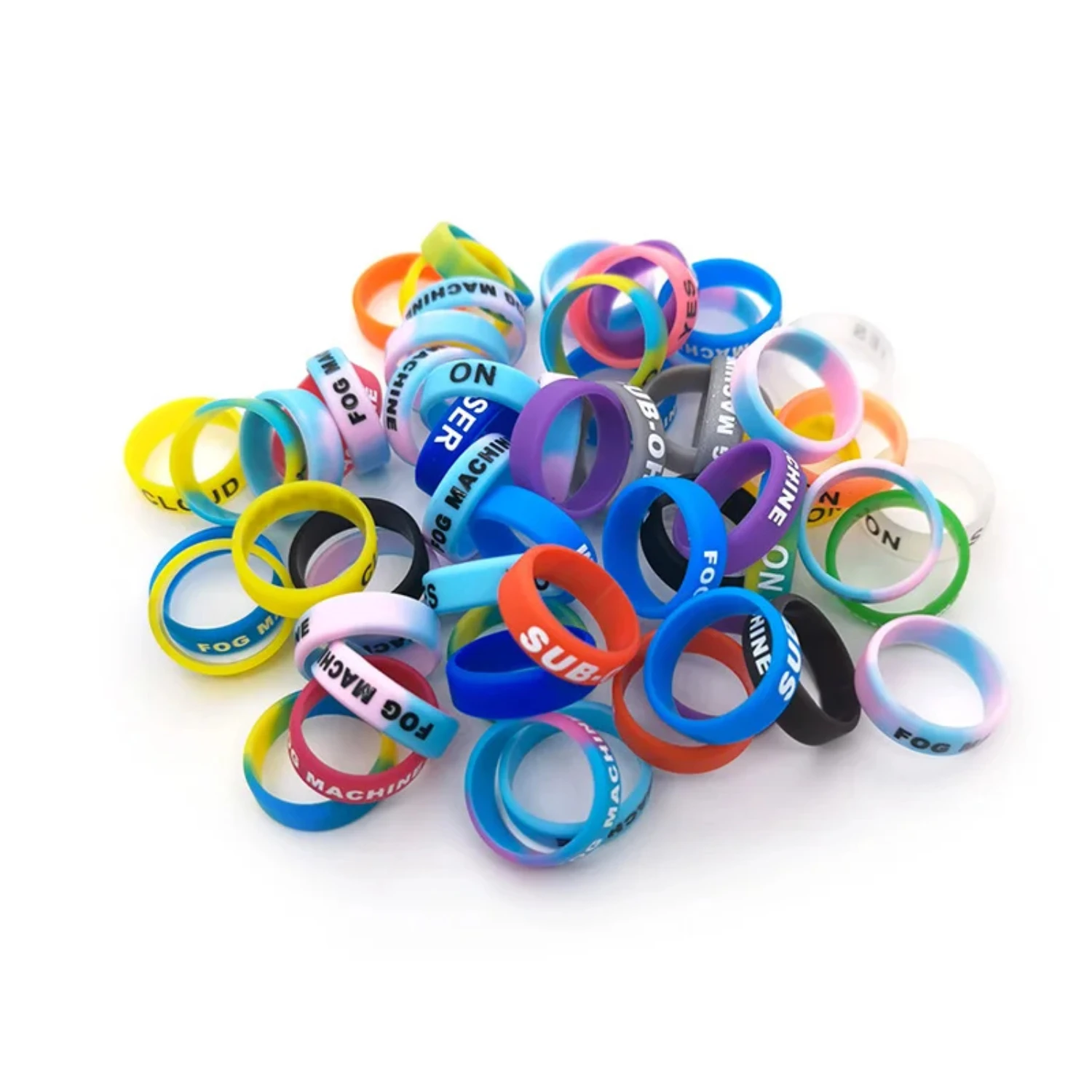 

10pcs Fishing Rod Handle Protective Case Lure Silica gel Rod Clip O-shaped Ring Protector Random Color Tackle Anti-Slip Ring Bfs