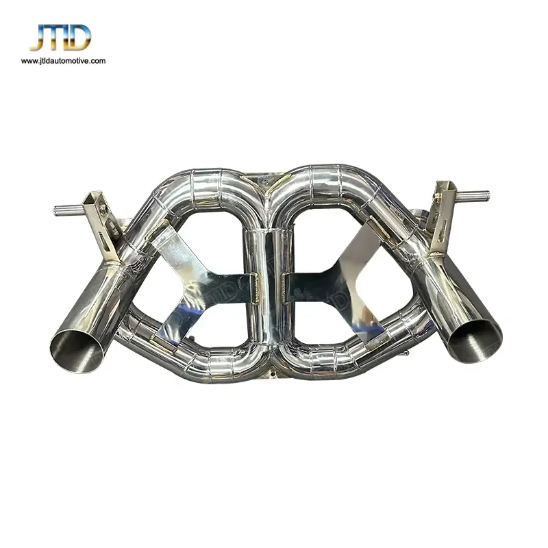 JTLD Factory Direct Sales High Flow Stainless Steel Standard Thickness Straight Exhaust System Catback for Lamborghini SVJ