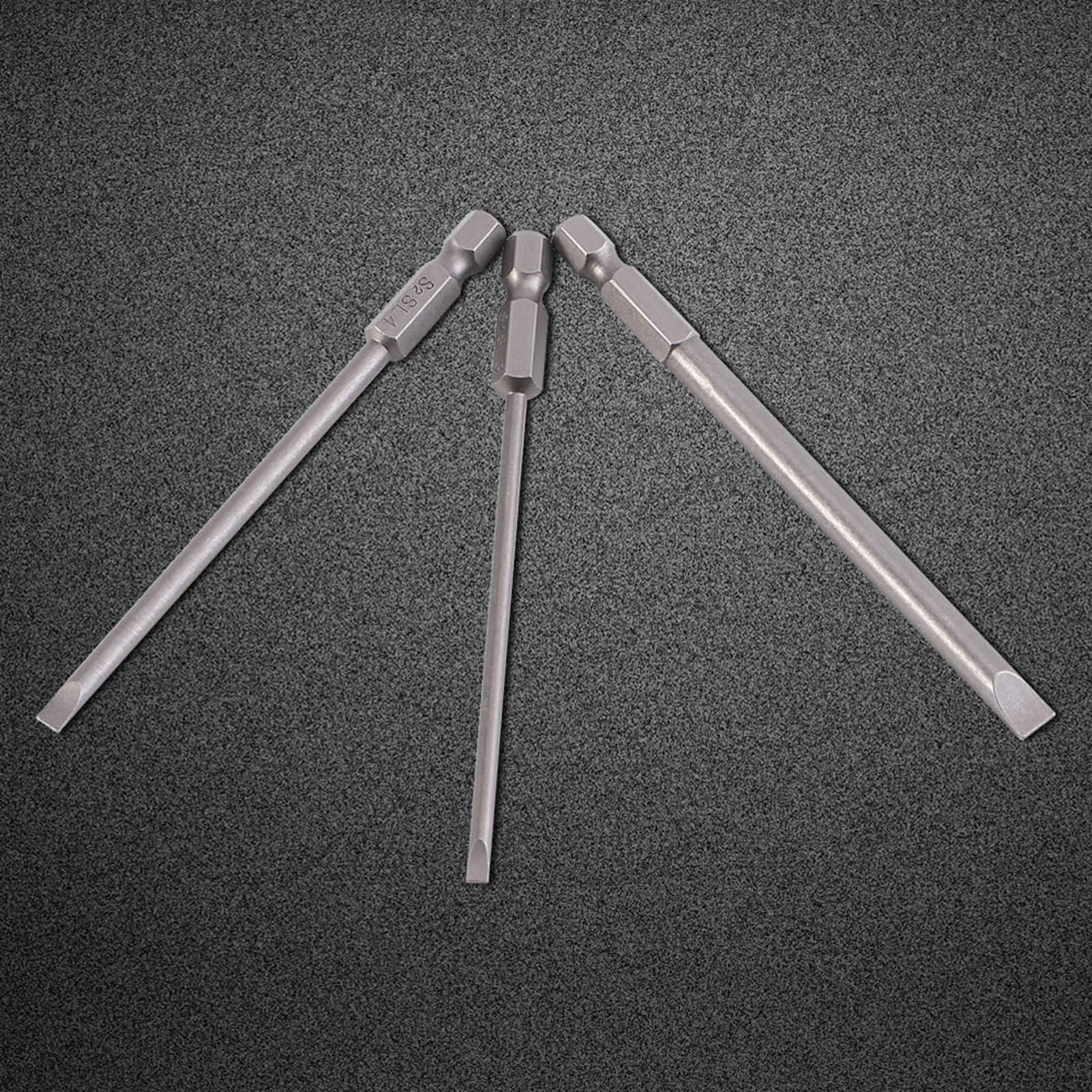 100 مللي متر سبائك الصلب 1/4 "عرافة عرقوب 3 مللي متر-6 مللي متر المغناطيسي مشقوق المفكات بت 100 مللي متر المفكات بت المفكات بت