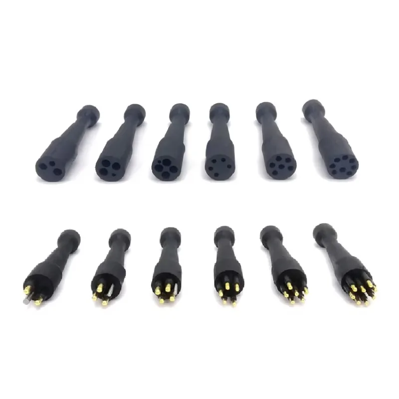 IP69K Waterproof MCDC 2 3 4 5 6 8Pin Rubber Cable Subconn Subsea Underwater Connector Male Dummy Plug for ROV Electrical Power