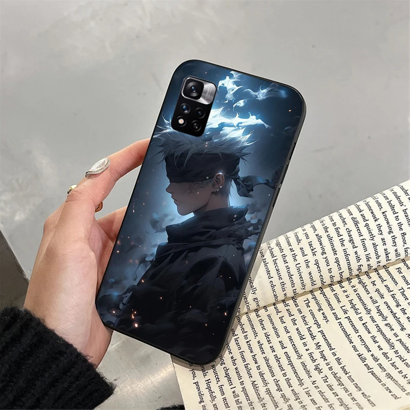 Jujutsu Kaisen Satoru Gojo حافظة لهاتف Xiaomi Redmi note 13 12 Pro 11S 11 10 Pro 10S 12S Redmi 10 9C 13C