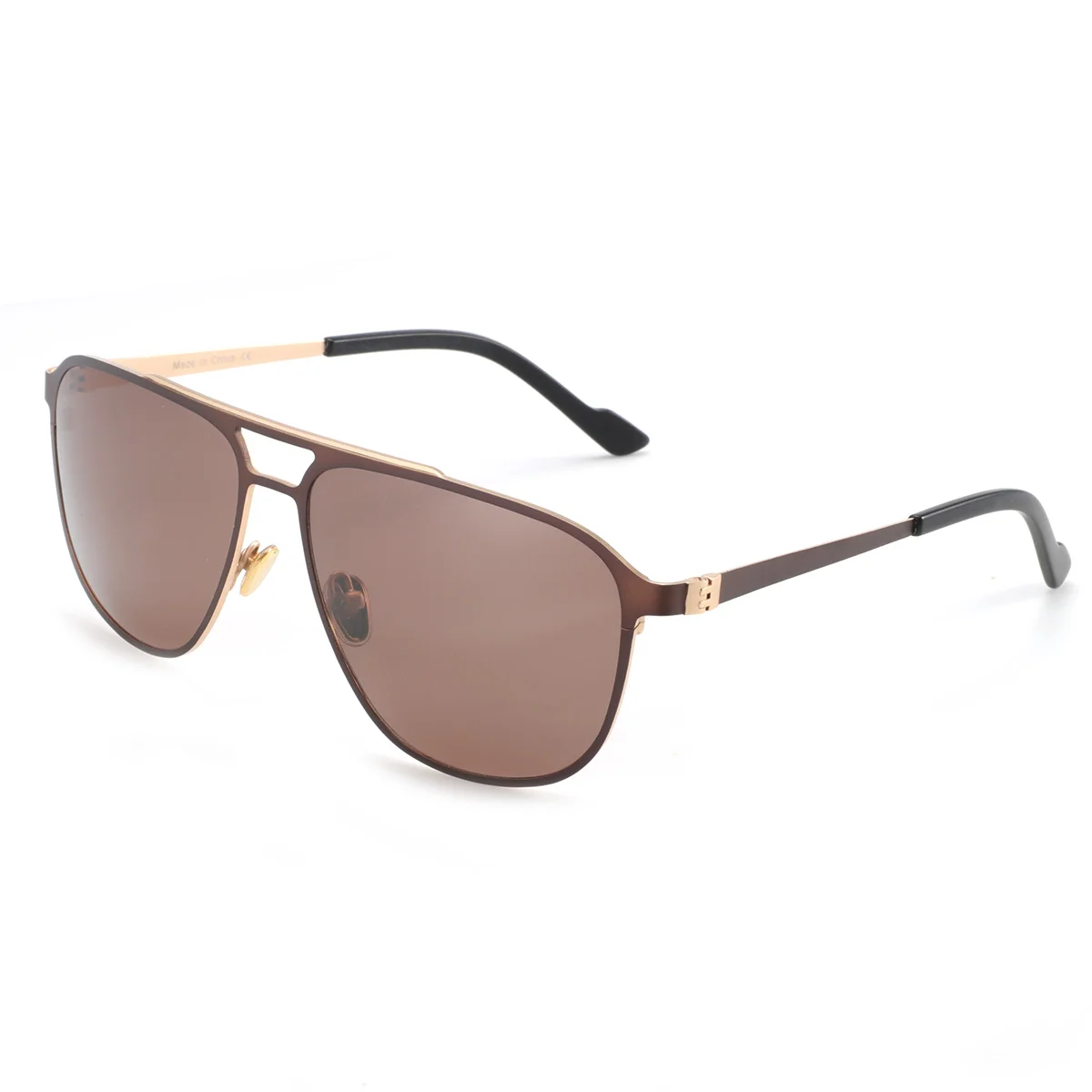 AIR EIGHT Metal Aviator Sunglasses for Men Polarized UV400 Protection Business Daily Eyewear
