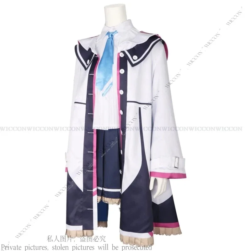 qq023Anime Blue Archive Game Momoi Saiba Midori Cosplay Costume Wig Jacket Coat Halloween Party Carnival Outfit Headwear