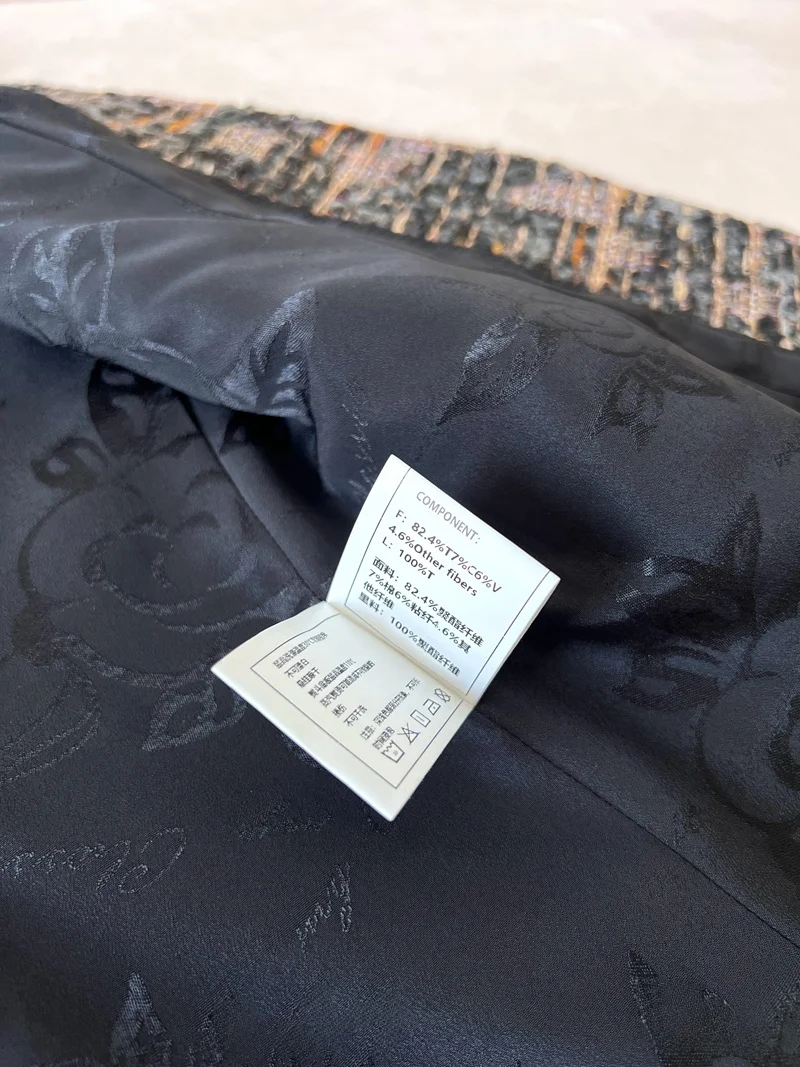 Rétro Ele femmes coupe ajustée manteau Viscose Polyester Fiber couleur Pure trajet Sle Jaet haute qualité sentiment haut