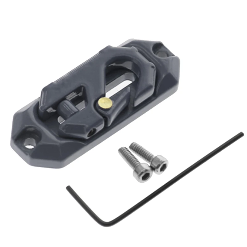 FBIL-Winch Control Mount Plate Metal Winch Hook Recovery Tool Suitable For RC Crawler Car Axail SCX10 TRX4