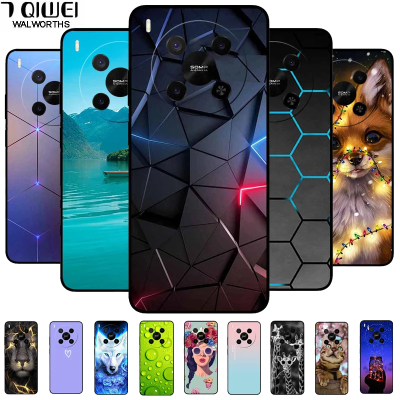 Para ZTE Blade V70 Max Funda 6,9 "Negro TPU Funda trasera de silicona para Nubia V70 Max parachoques V70 Max teléfono Funda Blade V70 70 Max