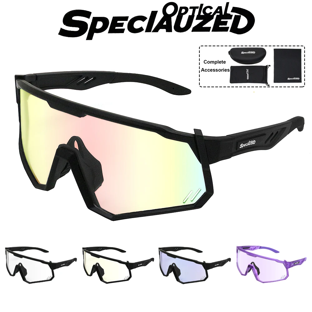 Photochromic Anti-Splash Work Safety Glasses Eye Protecting Lab Goggles Wind Dust Proof Goggles Cycling Glasses