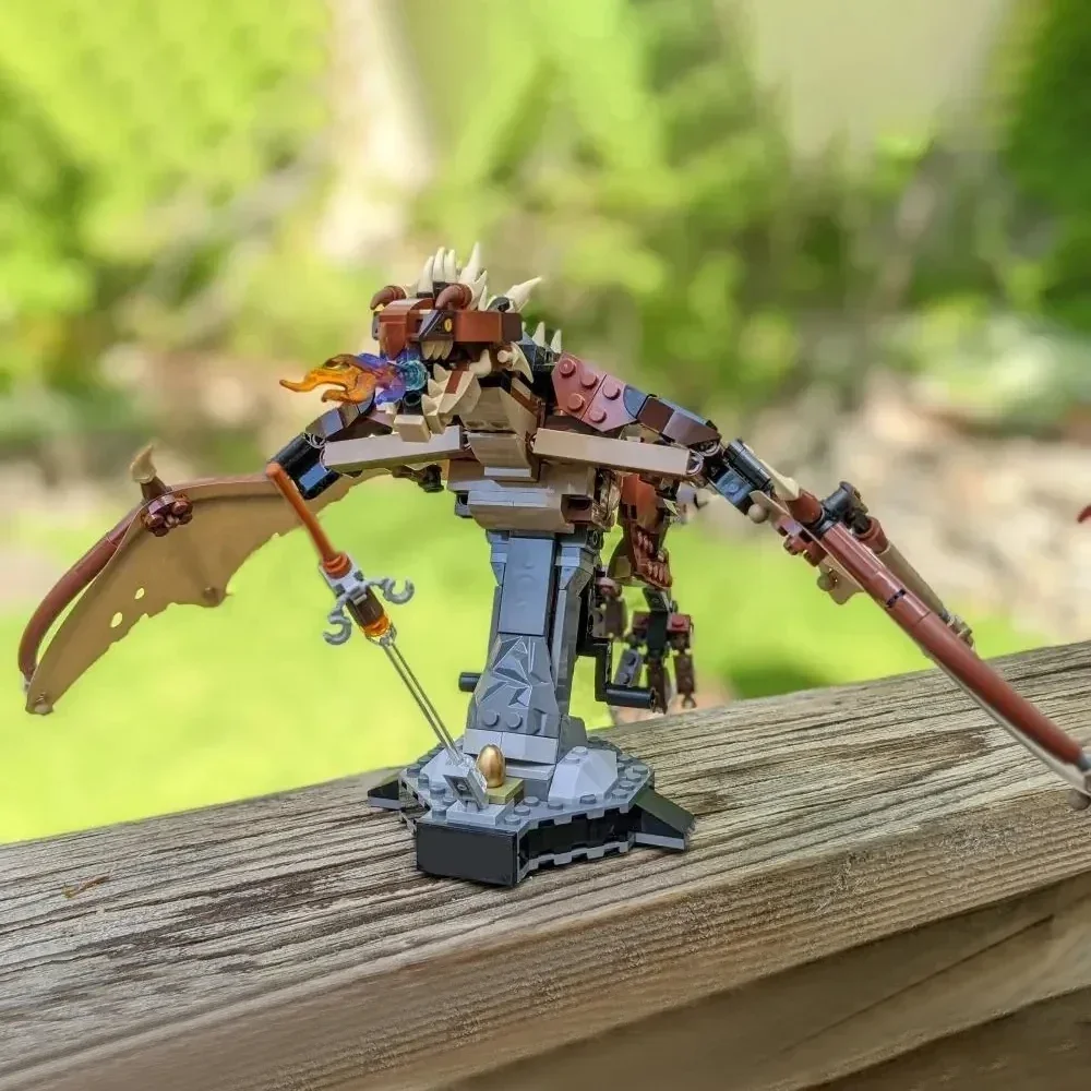 مجموعات مكعبات بناء MINISO Magic World لتنفس النار 76406 مناسبة لهدايا عيد الميلاد المتوافقة مع Legoed